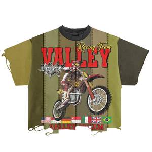 Camisetas de Algodón Personalizadas de Fábrica, Impresión DTG de Alta Resolución, Corte Holgado, MOQ Bajo, Producción Rápida y Envío a Todo el Mundo - Product Image 1