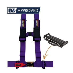 TBRACING Régulateur de sangle de ceinture de sécurité de course en acier noir de 3 pouces, homologué FIA AD02, OEM ODM Marque Privée - Product Image 2