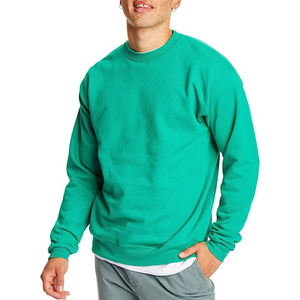 Customized Men's Organic Cotton Sweatshirt Solid Spring Hemp Crew Neck <b>Jumper</b> <b>Pullover</b> Sweatshirts for Autumn Season - Product Image 1