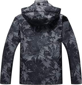 Chaqueta Cortavientos Larga de Invierno para Hombre, Diseño de Marca, con Capucha y Cuello Alto, Estilo Vintage, Impermeable y Resistente al Viento - Product Image 1