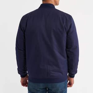 Chaqueta Bomber de Último Diseño para Hombre, Invierno, Lona de Alta Calidad, Cuello Alto, Logotipo Frontal, Transpirable, Personalizable OEM - Product Image 2