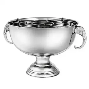 Bol à champagne en aluminium en forme de renne pour refroidir les bouteilles, idéal pour la maison et les réceptions, bol à champagne pour le glace. - Product Image 4