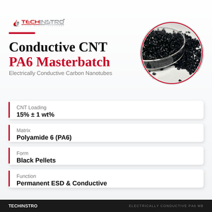 Conductive <b>Masterbatch</b> PA6 Manufacturer Carbon Nanotube Nylon Additive for Injection Molding Extrusion <b>Plastic</b> Compound - Product Image 3