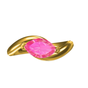 Bague en diamant de laboratoire taille marquise en or massif certifiée IGI, classique, pour femme, anniversaire, fiançailles, bijoux de luxe - Product Image 1