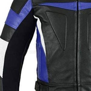 Blouson de motard en cuir slim pour homme avec col montant, nouveau design 2026, blouson d'équitation en cuir de haute qualité - Product Image 5