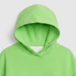 Novedades, Sudadera con Capucha para Mujer con Logotipo Personalizado, Color Sólido, Manga Larga, Corte Recortado, Ropa Casual de Otoño, 100% Algodón Felpa - Product Image 5