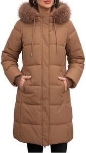 Manteau long matelassé pour femme avec capuche en fourrure et fermeture éclair, haute qualité, collection hiver 2026, le plus vendu, vêtements d'hiver, fabricant OEM - Product Image 2