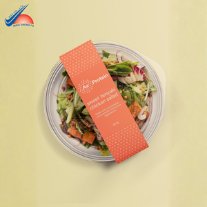 Manchon de plateau alimentaire imprimé sur mesure pour les produits frais, les salades et les repas prêts à consommer - Product Image 1