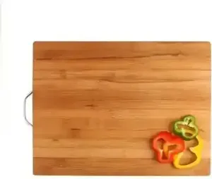 <b>Solid</b> <b>Wooden</b> Chopping <b>Board</b> with Handle Multipurpose Kitchen Cutting <b>Board</b> Durable Food Prep <b>Board</b> Modern Kitchen Tool - Product Image 4