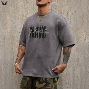 เสื้อยืดผู้ชายสไตล์วินเทจแบบขายส่ง แขนสั้น ใส่สบาย ผ้าคุณภาพดี ทรงคลาสสิก พร้อมบริการสกรีนโลโก้ - Product Image 2