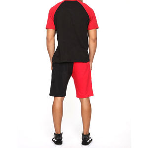 Conjunto de Camiseta y Pantalones Cortos con Diseño de Logotipo Personalizado, Ropa de Verano Hecha en Fábrica para Hombre, Color Sólido, Estilo Hip Hop, Material de Algodón Terry - Product Image 4