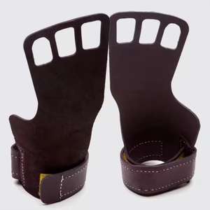 Agarraderas de Gimnasia Unisex Personalizadas de Cuero, Protectores de Palma de Piel de Vaca para Fitness y Levantamiento de Pesas, Logotipo Personalizable - Product Image 5