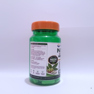 Capsules à base de Neem pour le soutien immunitaire, hépatique et antioxydant des adultes - Complément alimentaire ayurvédique - Product Image 2