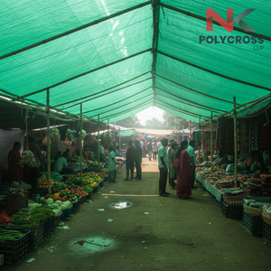 Bâche de protection pour stand d'exposition, résistante au vent et à l'eau, en tissu laminé imperméable, fournisseur de bâches pour stands de vente au détail - Product Image 4