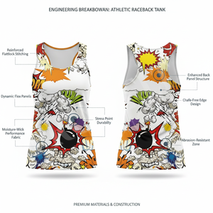 เสื้อกล้ามโอเวอร์ไซส์ OEM ODM แฟชั่นทันสมัย พิมพ์ลายกราฟิกตามสั่ง เสื้อยืดแขนกุดลำลองสำหรับฤดูร้อน สตรีทแวร์ น้ำหนักเบา เหมาะสำหรับออกกำลังกาย ฟิตเนส ยิม โยคะ - Product Image 2