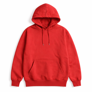 Sweat-shirt à capuche rouge personnalisé en gros, 100% coton, directement du fabricant - Achat en gros OEM - Product Image 5