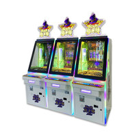 Machine de jeu d'arcade commerciale Mad Magiciane Coin Pusher pour centres de divertissement intérieurs et zones de jeux pour enfants, 110/220V, prise EU/US/UK/AU