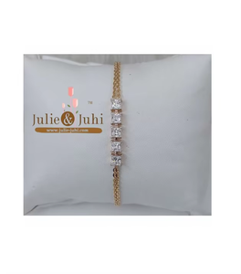 Women Diamond Bracelet With 18k Rose <b>Gold</b> Stylish Fine Jewelry Piece Offering Elegant Look Radiant Diamonds And modern - Product Image 4