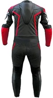 Jas Balap Motor Kulit Custom Print, Proteksi CE Level 2, Anti Angin, Lengan Panjang, Unisex, Semua Musim
