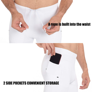 Vente en gros de pantalons de compression pour hommes, leggings de yoga à taille élastique, leggings de compression, collants de sport pour la course à pied, le football et l'entraînement - Product Image 6