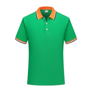 เสื้อโปโลผ้าฝ้ายพีมาสำหรับผู้ชาย เสื้อยืดฤดูร้อน แขนสั้น ติดกระดุม - Product Image 4