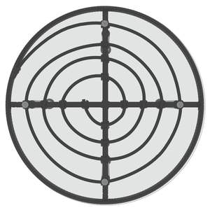 Mesa de Comedor Compacta de Acero Negro con Características de Bistro Resistentes a los Rayos UV para Uso en Exteriores - Product Image 4