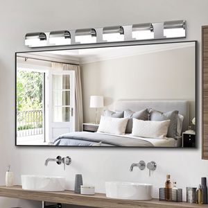 Moderna Lampada da Bagno a 6 Luci LED Sopra lo Specchio, Illuminazione da Parete per Bagno - Product Image 4