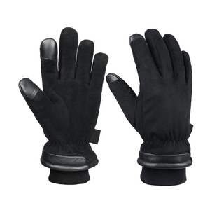 Top Quality Customized Logo Printed Unisex Leather Driving <b>Gloves</b> / Winter <b>Warm</b> Touch Screen Leather Made Unisex Driving <b>Gloves</b> - Product Image 1