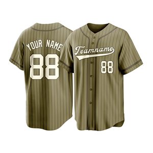 Custom Made Baseball Game Jersey Stretch Polyester Vintage Inspired Private Branding Skin Friendly Reflective <b>Vinyl</b> - Product Image 2