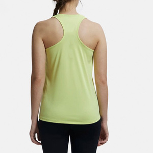 <b>Women</b> Racerback Tank Top & Sleeveless Vest 100% Cotton Spandex Blend Logo Design Breathable Quick Dry Athletic Wear - Product Image 4