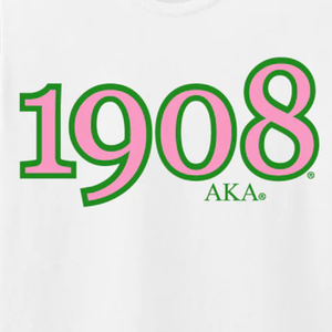 เสื้อยืดสีขาว AKA Established Year สำหรับผู้หญิง ผ้าฝ้าย แขนสั้น คอกลม ลายกราฟิก สวมใส่สบาย นุ่มนวล รุ่น 1908 - Product Image 5