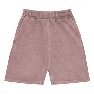CustomMade Wholesale Custom Logo T Shirt and Shorts Outfits CustomMade Vintage Wash Men Summer Sets - Product Image 4