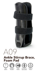 UCHEE Stabilisateur de jambe universel en plastique moulé 3D taille unique pour étrier de clinique Attelle de cheville Équipement de rééducation certifié CE - Product Image 5