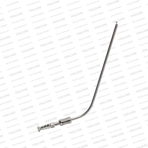 Tubo de Succión Quirúrgica Adson de 6 Pulgadas, Cánula de Succión ENT de Acero Inoxidable de 2 mm de Diámetro, Aspirador Médico Angulado Vaslcare - Product Image 4