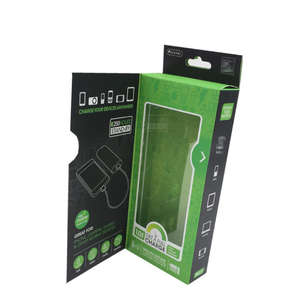 Boîte en carton recyclable avec fermeture magnétique et fenêtre en PVC pour emballage de produits bancaires, impression quadricolore - Product Image 3