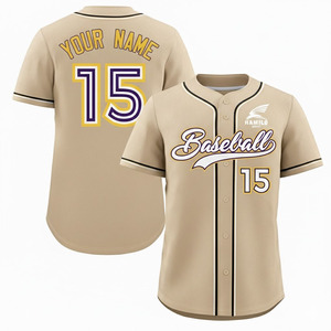 Conjunto de Uniforme de Béisbol Personalizado para Adultos, Ropa Deportiva de Talla Grande, 100% Poliéster, Transpirable, de Secado Rápido, con Impresión de Logotipo y Nombre del Equipo Personalizados - Product Image 2