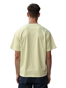 Lâche coupe régulière Boxy blanc Streetwear surdimensionné hommes T-Shirts Baggy grande taille demi manches col rond personnalisé t-shirt respirant - Product Image 2