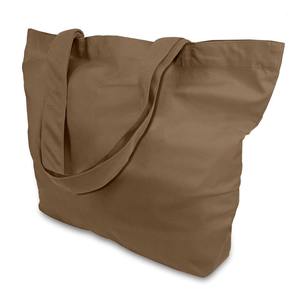 Bolsa de Mano Mediana Personalizada de Alta Calidad, 100% Algodón, con Cierre de Hombro, Asa Larga, Reutilizable, para Compras - Product Image 1