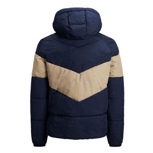 Veste d'hiver rembourrée et matelassée pour homme, avec logo brodé personnalisé amovible, chaude et épaisse, idéale pour l'extérieur - Product Image 5