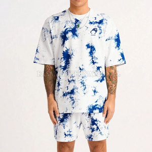 Factory Manufacture Summer Tie Dye <b>Shorts</b> <b>Set</b> For Sale Best Quality Cotton Made Tie Dye <b>Shorts</b> <b>Set</b> - Product Image 4