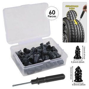 Kit Riparazione Pneumatici Fai-da-te 60 Pezzi, Toppa per Pneumatici Piatti per Auto, Camion, Moto, Uso Domestico, Materiale Acciaio e Metallo - Product Image 1