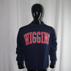 Sweat-shirts WIGGINS à col montant 450 GSM, broderie personnalisée avec nom, coupe ample et oversize, en molleton 100% coton French Terry - Product Image 1