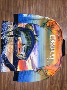 Chemise de pêche personnalisée pour homme, impression par transfert thermique, motif Bass, UPF 50, imperméable, séchage rapide, polyester, manches longues, pour activités de plein air - Product Image 2