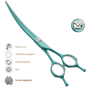 Pet Curved Thinning Grooming <b>Scissors</b> Pet <b>Scissors</b> Shears for <b>Dogs</b> Cats - Product Image 4