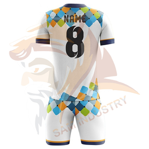 Adults Size Breathable Lightweight Eco-Friendly Polyester Soccer Uniforms Set Customized Logo for Men Football Training Latest - Product Image 3