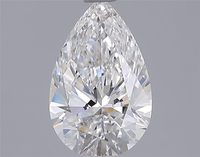 Diamante Cultivado en Laboratorio de 1.56 Quilates, Claridad VVS2, Corte Pera Brillante, Corte Excelente, Joyería Personalizada Hecha a Pedido