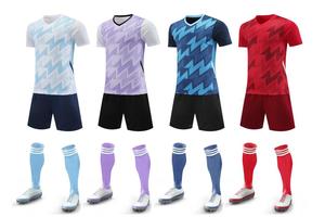 Vêtements de sport en polyester de haute qualité à séchage rapide, uniformes de football unisexes, maillots de football - Product Image 2