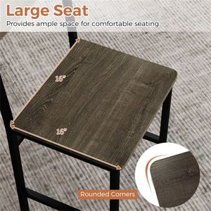 Set di 4 Sedie da Pranzo Contemporanee con Capacità di 150 kg, Rivestimento in Pelle PU Rimovibile, Struttura in Metallo e Rattan, Grigie, per Cucina - Product Image 5