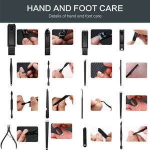 Kit de Manucure Pédicure Professionnel en Acier Inoxydable avec Polissoir à Ongles, Personnalisable avec Logo OEM, Outils de Beauté en Gros - Product Image 5