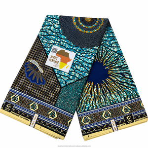 African Wax Print Ankara Organza Fabric Eco-Friendly Wholesale for Women Apparel Dresses Skirts Tops Crafts Curtains and Toys - Product Image 4